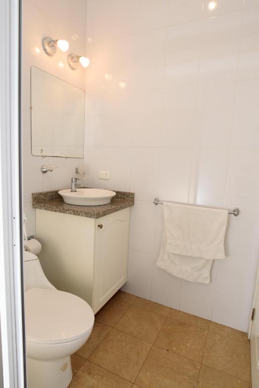 Koupelna v ubytování Casa Elalu