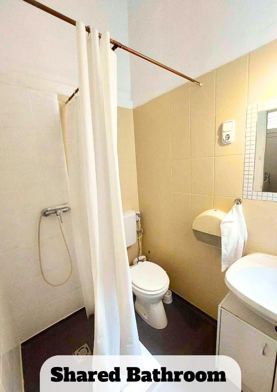 Kúpeľňa v ubytovaní Black Sheep Budapest Smart Rooms