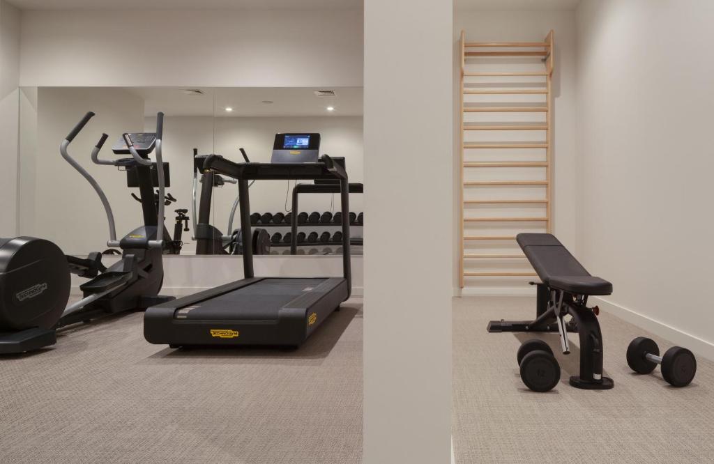 Fitness centrum a/nebo fitness zařízení v ubytování Bluesun Hotel Marina