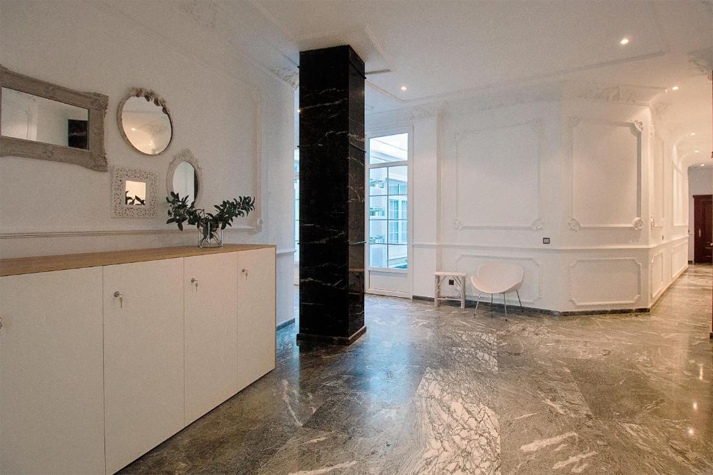 Kúpeľňa v ubytovaní Apartamentos Plaza Constitución - Larios