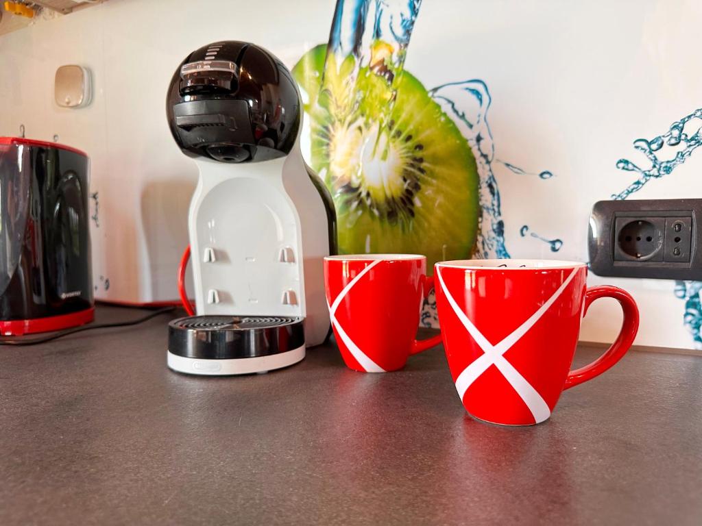 Kuchyň nebo kuchyňský kout v ubytování LOFT GARDASEE