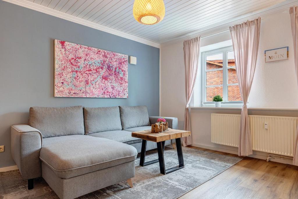 Posezení v ubytování Romantische Whg In Ruhiger Lage
