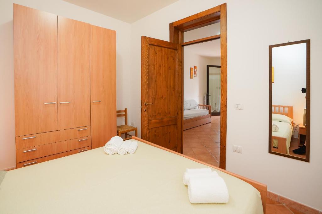 A bed or beds in a room at Casa Vacanza Russo Fernando
