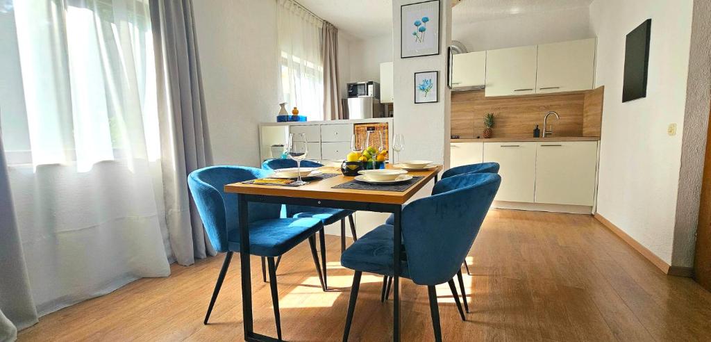 Kuchyň nebo kuchyňský kout v ubytování Apartment Samlandin
