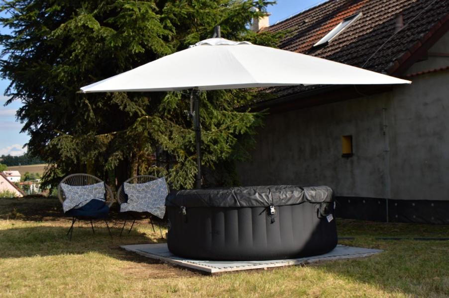 Zahrada ubytování Bohemica Apartman 1