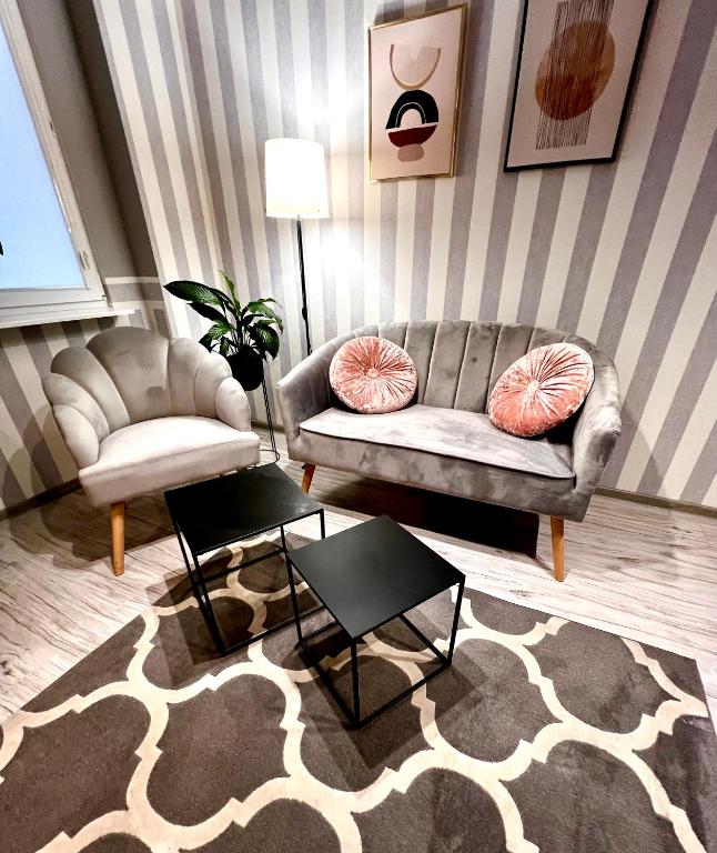 Posedenie v ubytovaní Spółdzielcza 22 Apartament Sky Line