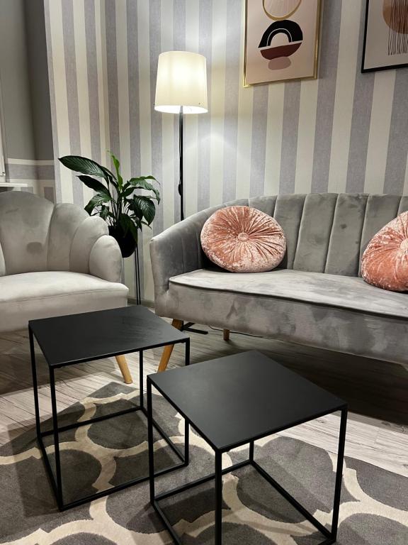 Posedenie v ubytovaní Spółdzielcza 22 Apartament Sky Line