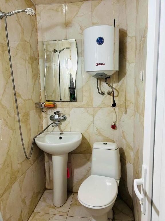 Koupelna v ubytování Cozy Flat N2