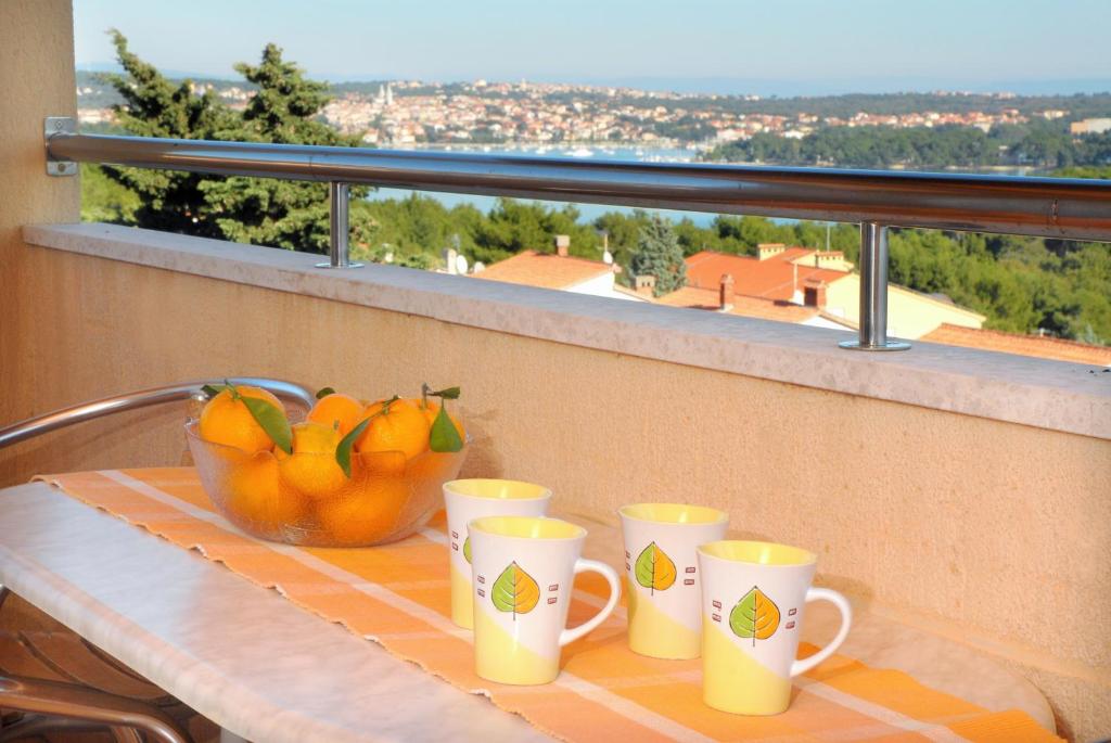 Balkón nebo terasa v ubytování Apartments Tanja