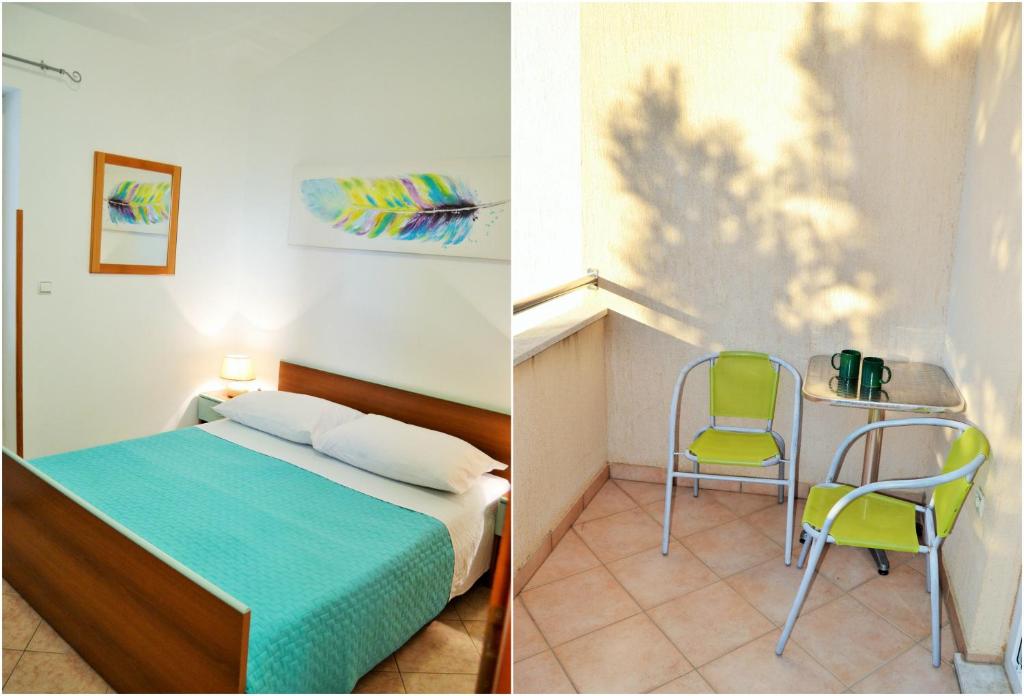 Postel nebo postele na pokoji v ubytování Apartments Tanja