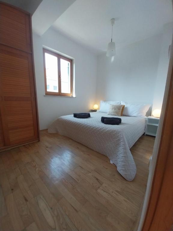 Postel nebo postele na pokoji v ubytování Apartments Miodrag