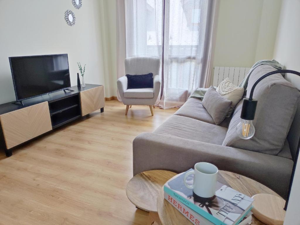 Posezení v ubytování Apartamento Vico
