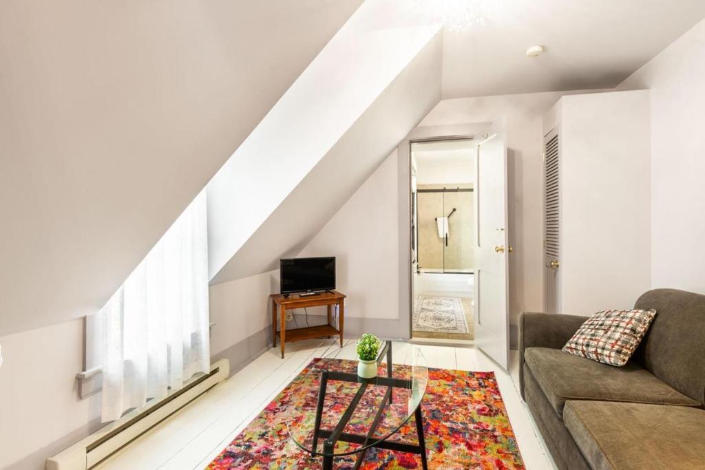 TV a/nebo společenská místnost v ubytování B&B Hillhouse