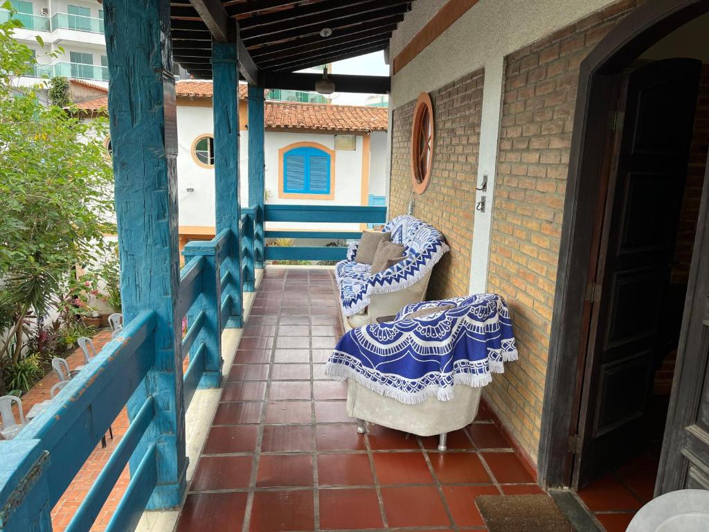 Uma varanda ou terraço em Aloha Hostel CF