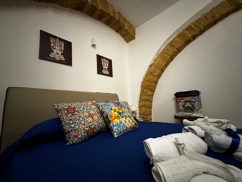Postel nebo postele na pokoji v ubytování O munti rooms