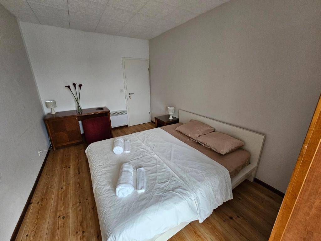 Postel nebo postele na pokoji v ubytování Ristorante Camino