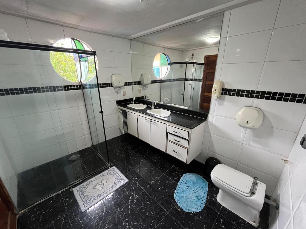 Um banheiro em Aloha Hostel CF