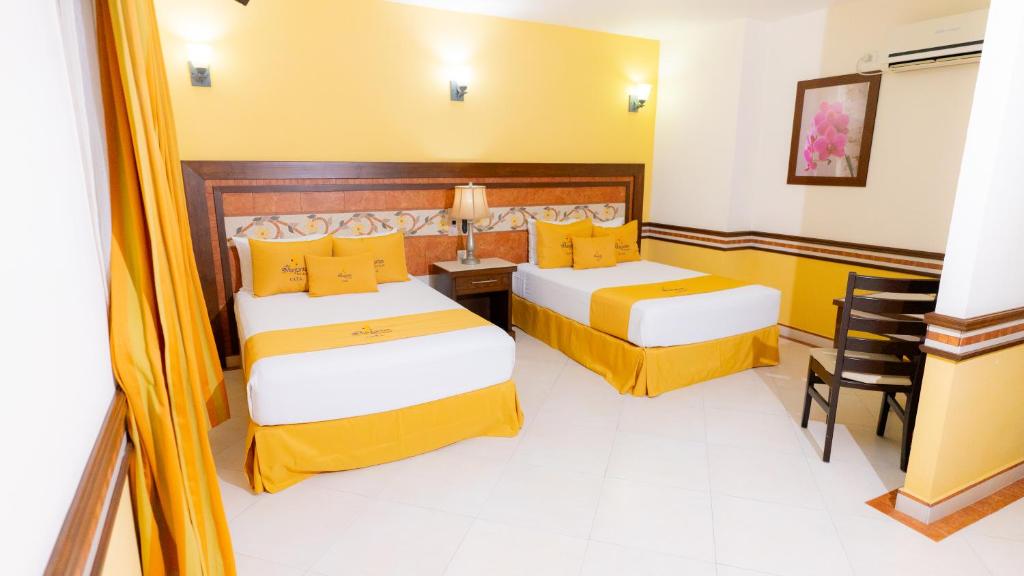 Villa Las Margaritas Caxa - Triple Chambre