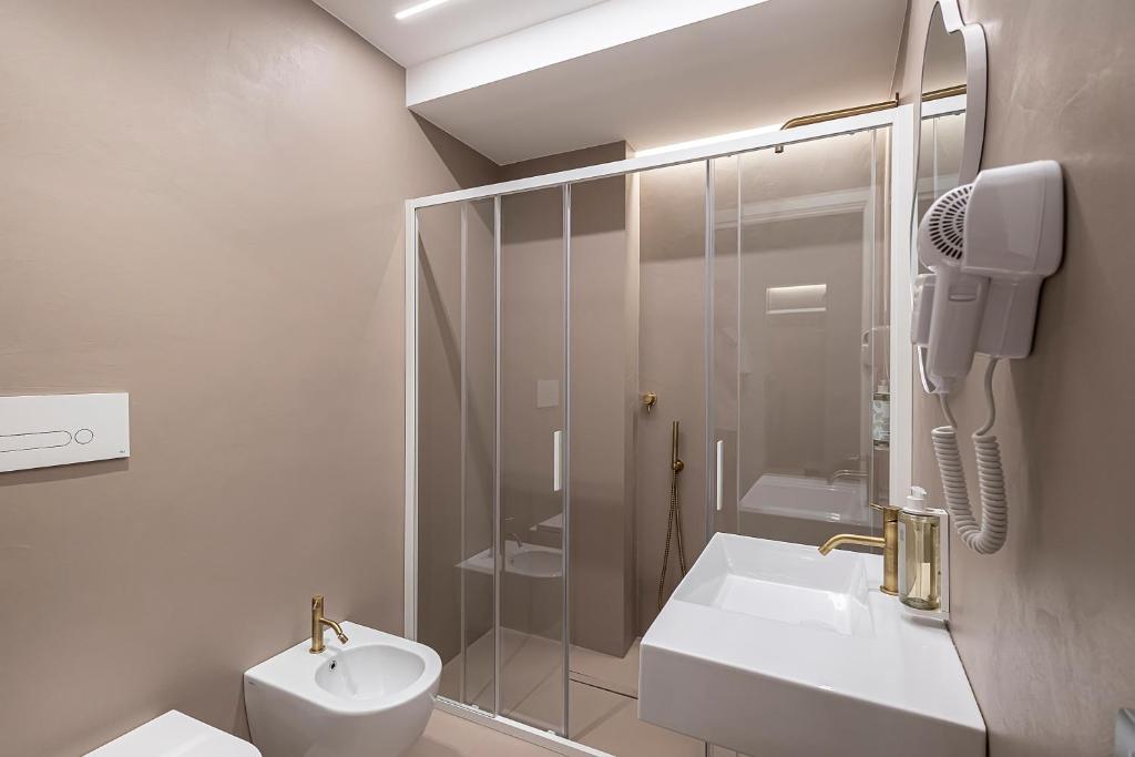 A bathroom at Hotel Vento del Sud