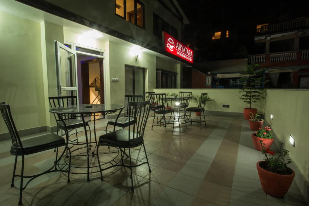 Restaurace v ubytování Aryatara Kathmandu Hotel