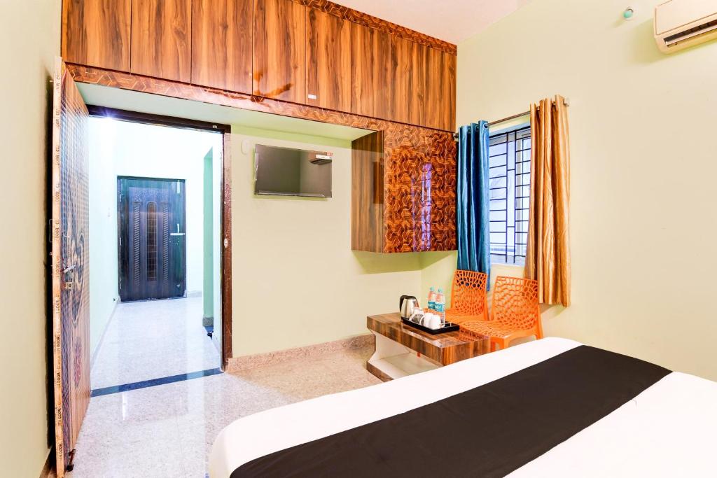 TV a/nebo společenská místnost v ubytování Hotel O Star light