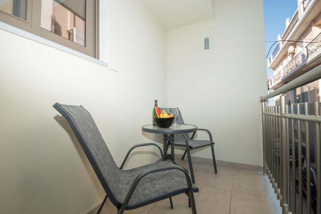 Balkón nebo terasa v ubytování Zante Center Suite B
