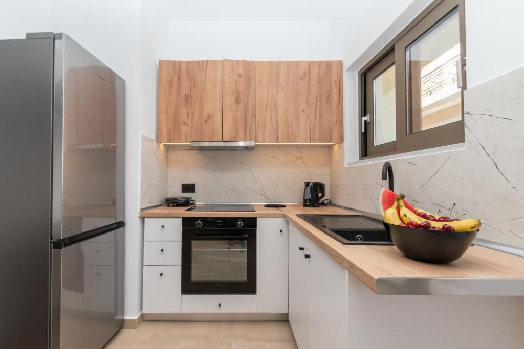 Kuchyň nebo kuchyňský kout v ubytování Zante Center Suite B