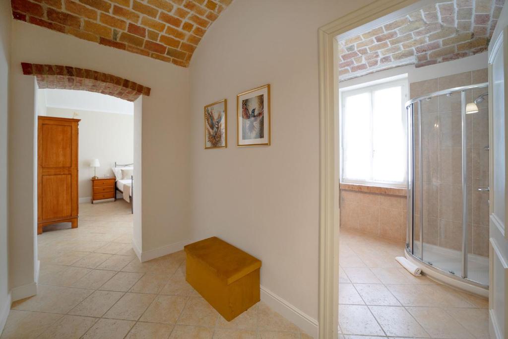 Koupelna v ubytování BELVEDERE MONFERRATO Relais & Wellness