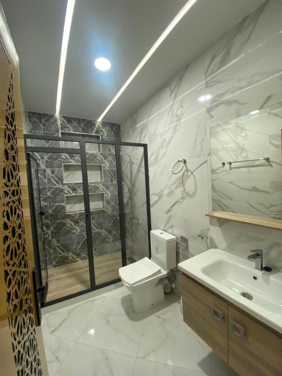 Koupelna v ubytování appartement équipé 3e étage