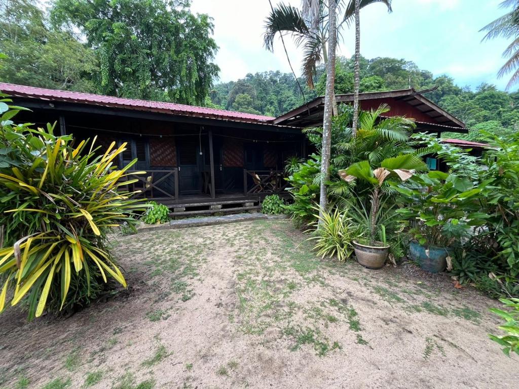 Zahrada ubytování The Station Tioman