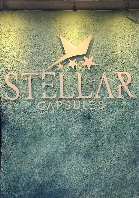 Certifikát, hodnocení, plakát nebo jiný dokument vystavený v ubytování Stellar Capsules