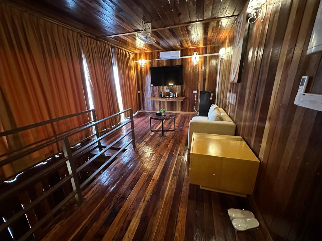 Posezení v ubytování Woodcookies Guesthouse