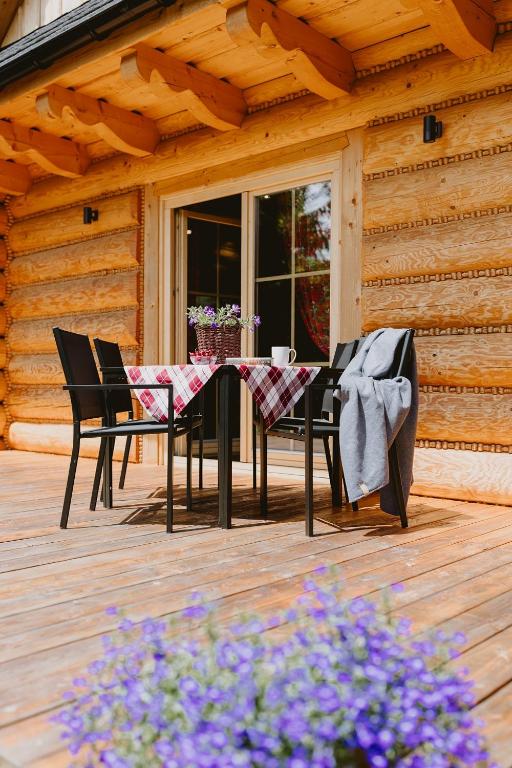 Patio nebo venkovní prostory v ubytování Na Wierchach