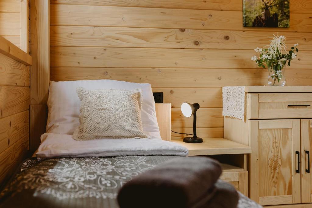 Postel nebo postele na pokoji v ubytování Na Wierchach