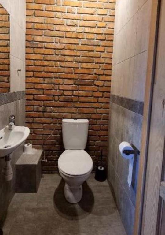 Kúpeľňa v ubytovaní Ośrodek Wczasowy Na Borach