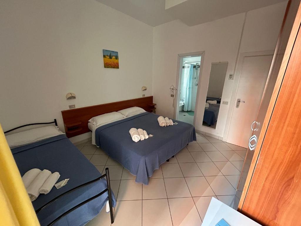 Postel nebo postele na pokoji v ubytování Hotel Sissi