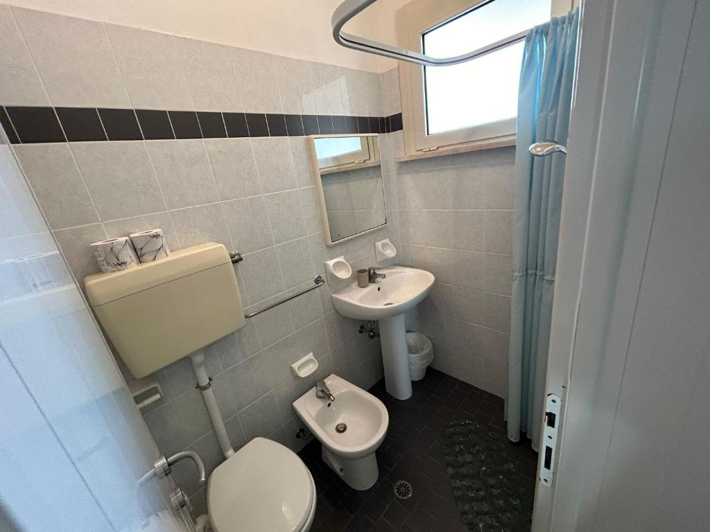 Koupelna v ubytování Hotel Sissi
