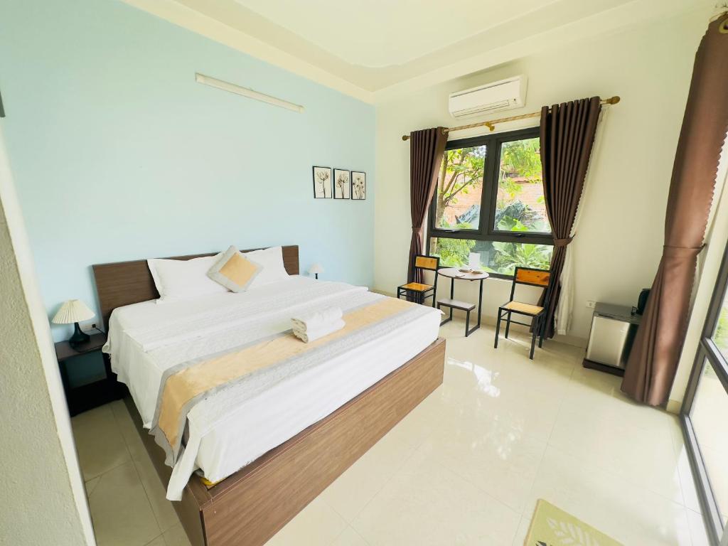 Tam Coc Elegance House - Chambre Lit Queen-Size Avec Vue Sur Jardin
