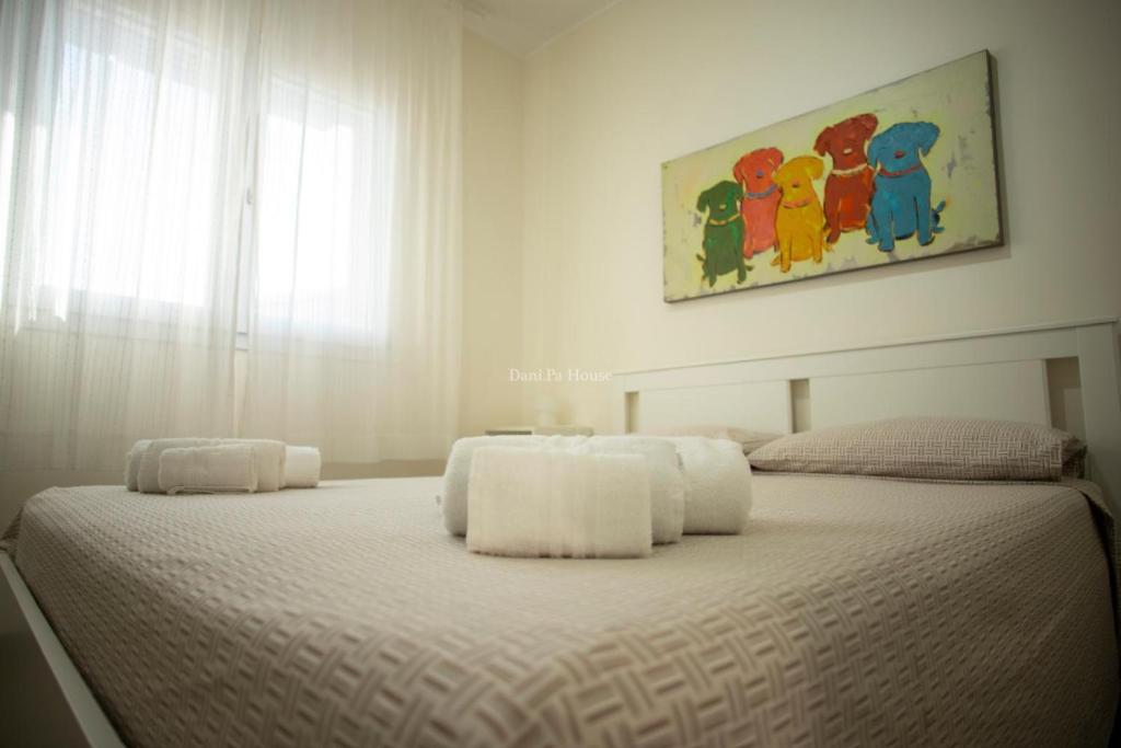 Posteľ alebo postele v izbe v ubytovaní DaniPa House