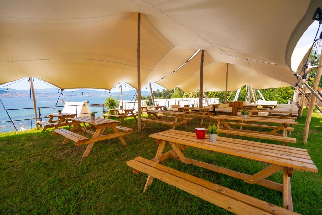 Příroda nedaleko luxury tent