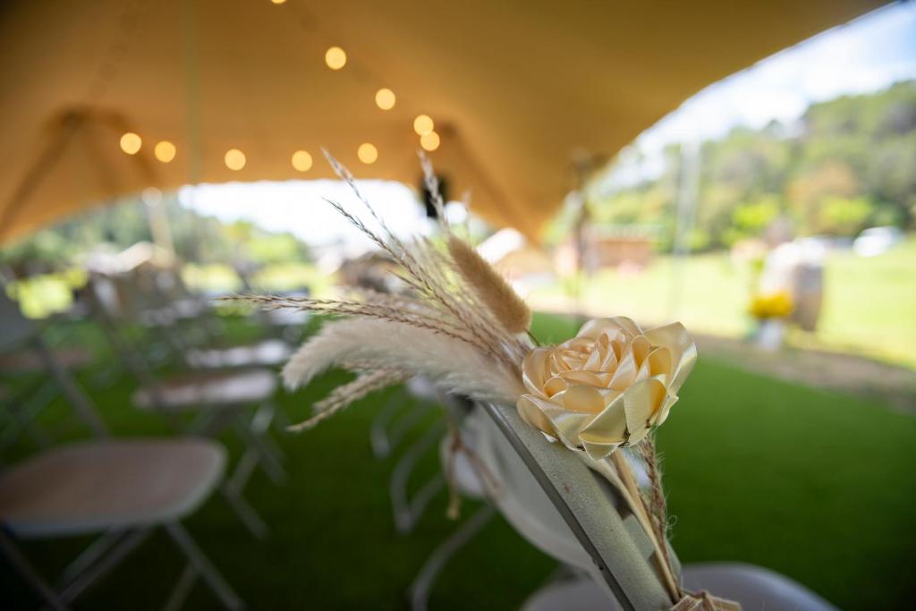 Zahrada ubytování Glamping VALL de CODÓ