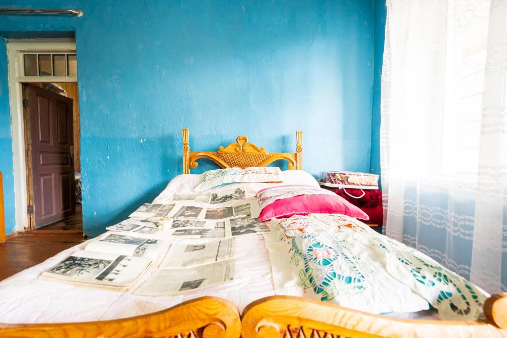 Postel nebo postele na pokoji v ubytování Guesthouse Svani