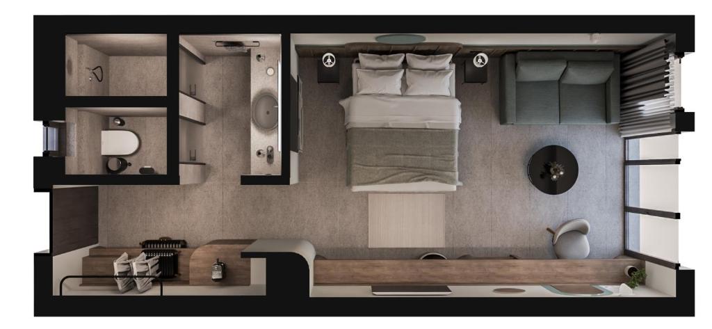 Kuchyňa alebo kuchynka v ubytovaní Assano Seafront Luxury