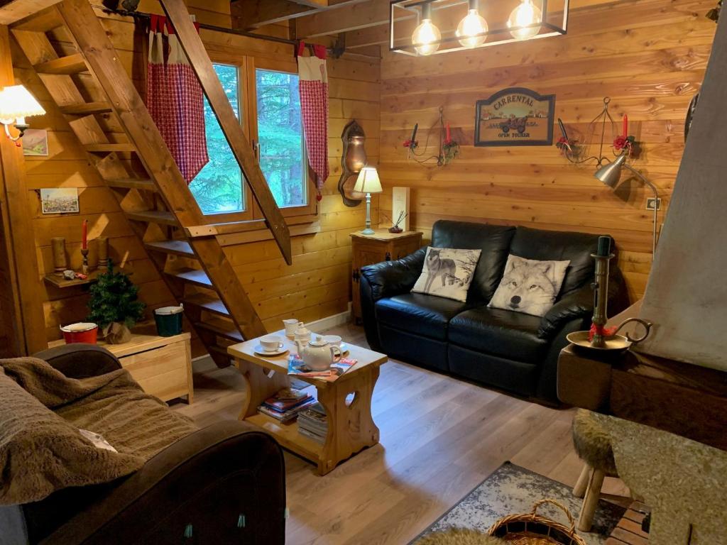 Posezení v ubytování Appartements Barcelonette by PraLoup Vacances