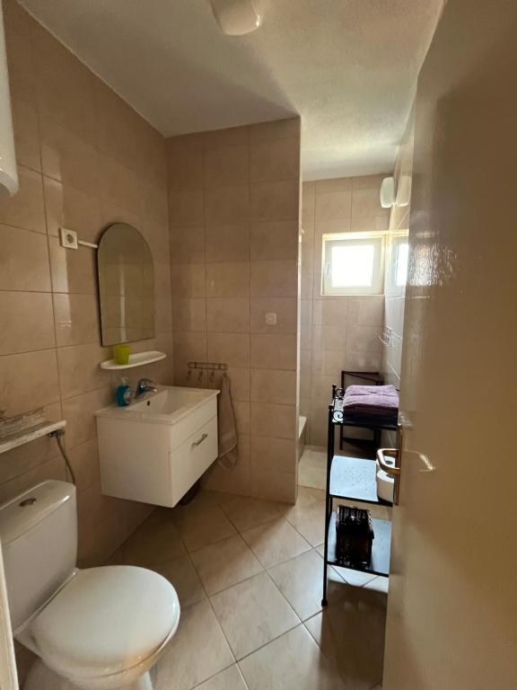 Koupelna v ubytování Apartments Mais Tisno
