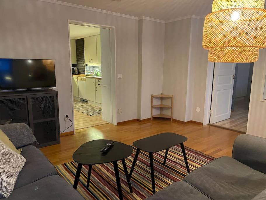 Kuchyň nebo kuchyňský kout v ubytování Egen lägenhet på Södermalm nära centrum