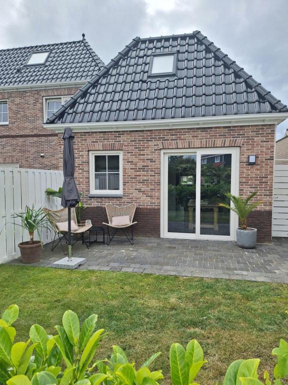 Zahrada ubytování Birdhouse Texel