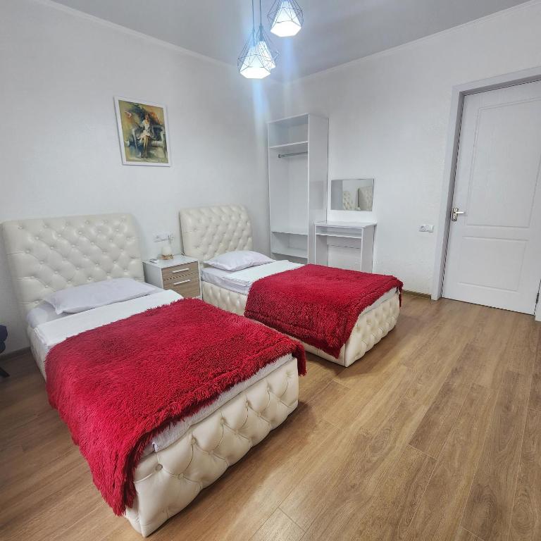 Postel nebo postele na pokoji v ubytování PANORAMA family hotel