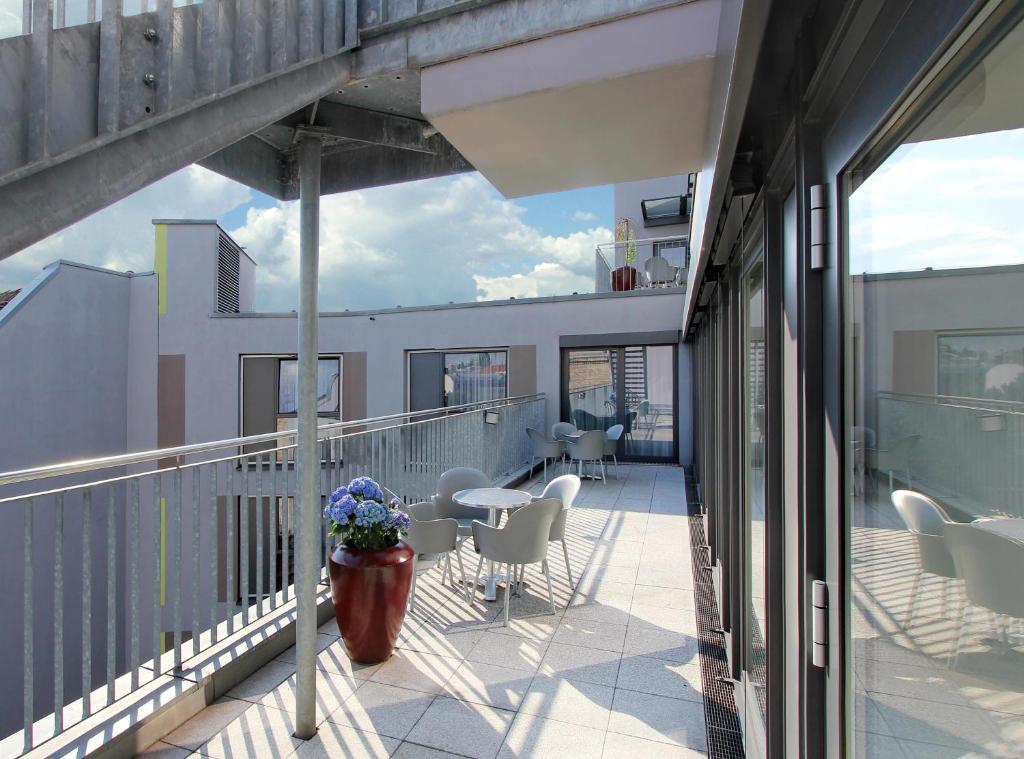 Balkón nebo terasa v ubytování ARCOTEL Velvet Berlin