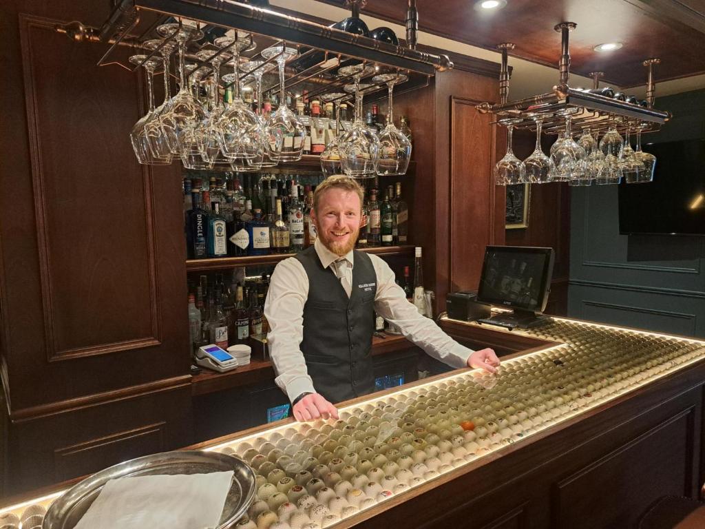 Sohvabaar või baar majutusasutuses Killeen House Hotel